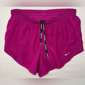 Nike Women's Pink Running Shorts Dry Fit